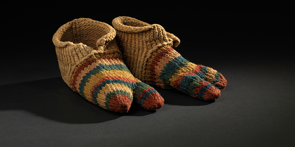 Wollen sokjes uit de Romeinse periode